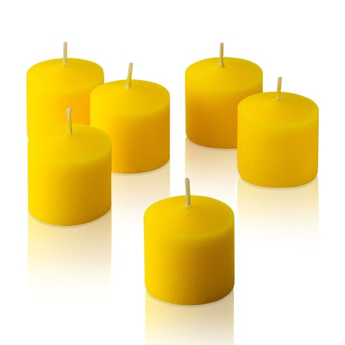 set of 24 votive citronella candles - summer scented candles - for indooroutdoor use - 10 hour burn time