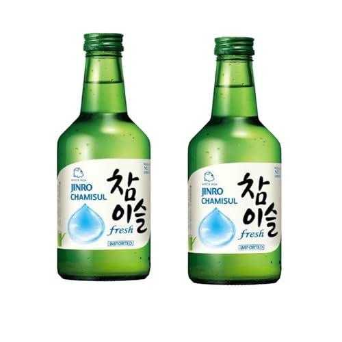 YIJIA | Pack 2 x 350ml Vino Soju Koreano Fresh (Alc.16.9%) - El soju es una bebida muy popular en Corea