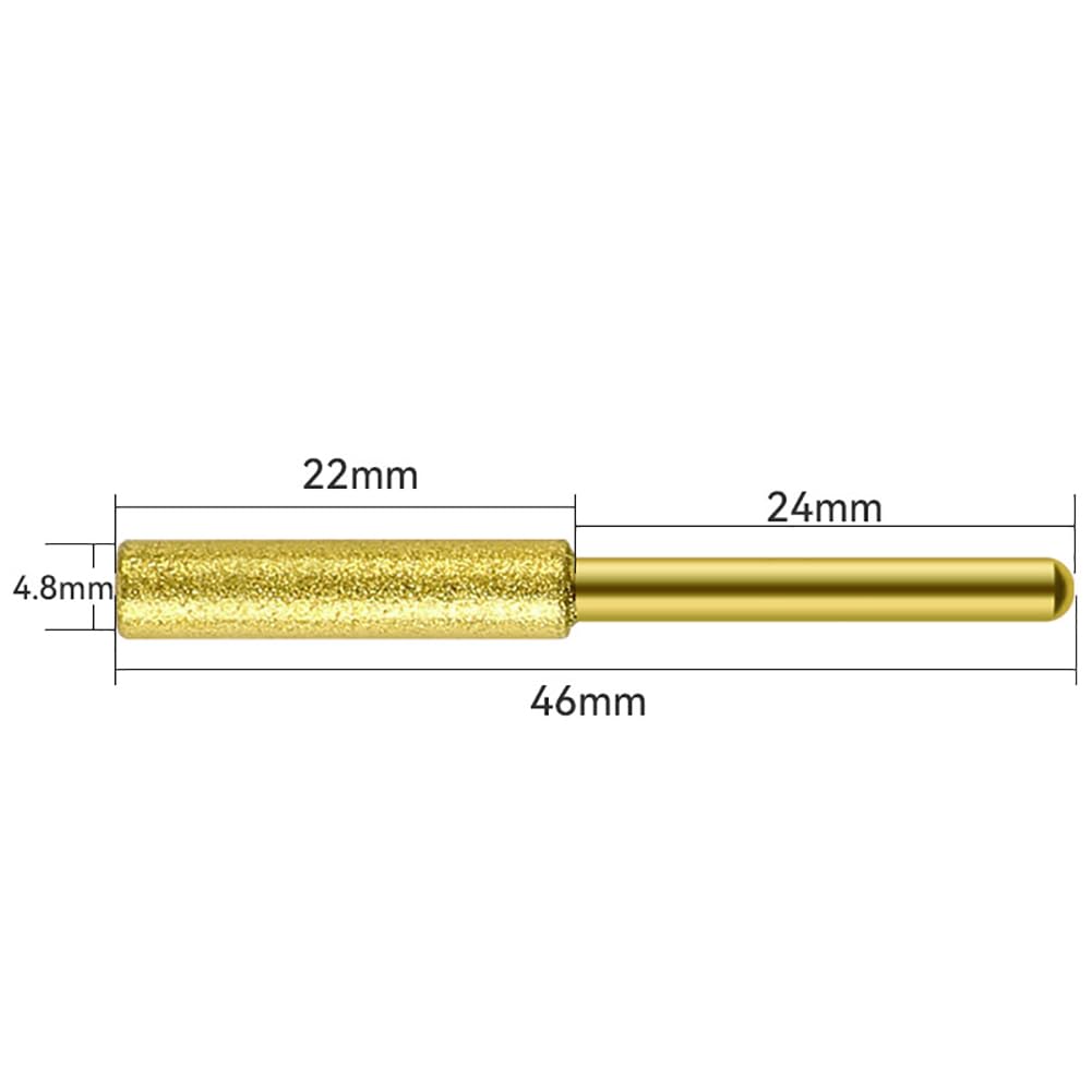JIHUOO 15 Pcs Diamond Chainsaw Sharpener Stones Chain Saw Sharpening Bits Chainsaw Chain Sharpener Files Wheels Stone Grinding Bits Chainsaw Grinding Tools - Image 3