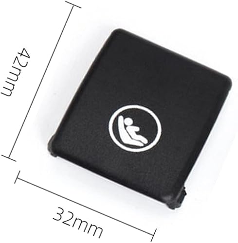 Miniatura 3 de Parte montaje cubierta accesorios negro niño asiento para Volvo S90 Interior Isofix trasero S60 V60 XC40 XC60 1pc durable