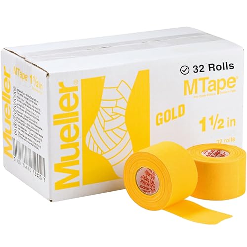 Cinta Mueller M-Tape para evitar torceduras y asegurar tus vendajes deportivos, 32 u.