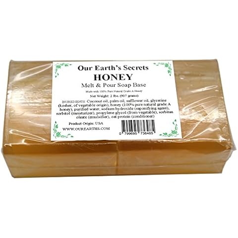 Honey - 2 Pound Melt and Pour Soap Base - Our Earth's Secrets Cover