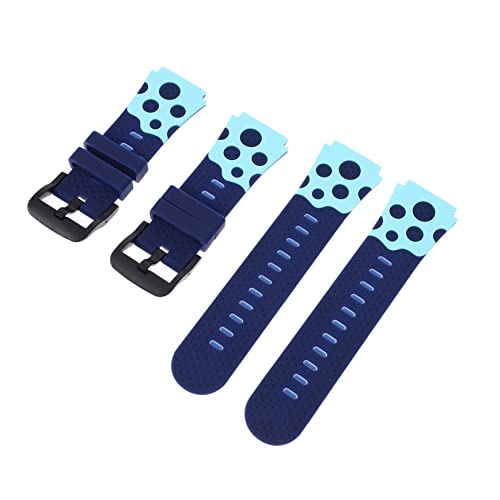 2pcs Comfortable Breathable Boy Girl's Wrist Strap Watch Bands for Boys Girls Stylish