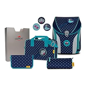 DerDieDas ErgoFlex Max Buttons schooltassenset, 5-delig, 39 cm