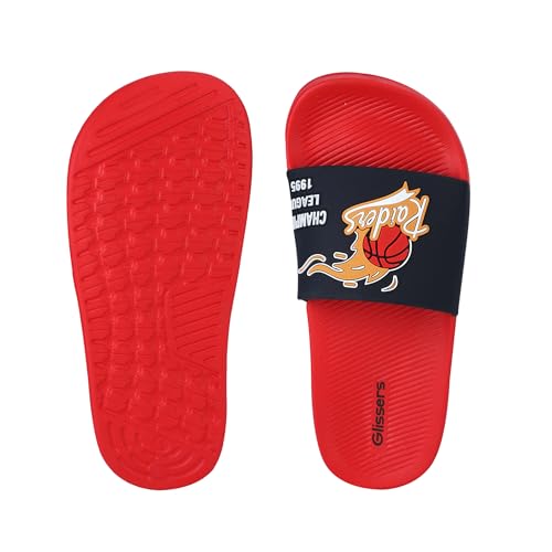 Image of Basketball Open-Toe Comfortable Kids Flip-Flops Slippers Stylish Slides and Soft Chappals for Boys and Girls Footwear