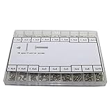 Partstock 18 Kinds Stainless Steel Micro Screw Set Kit Assortment Phillips Head Screws Repair Tool...