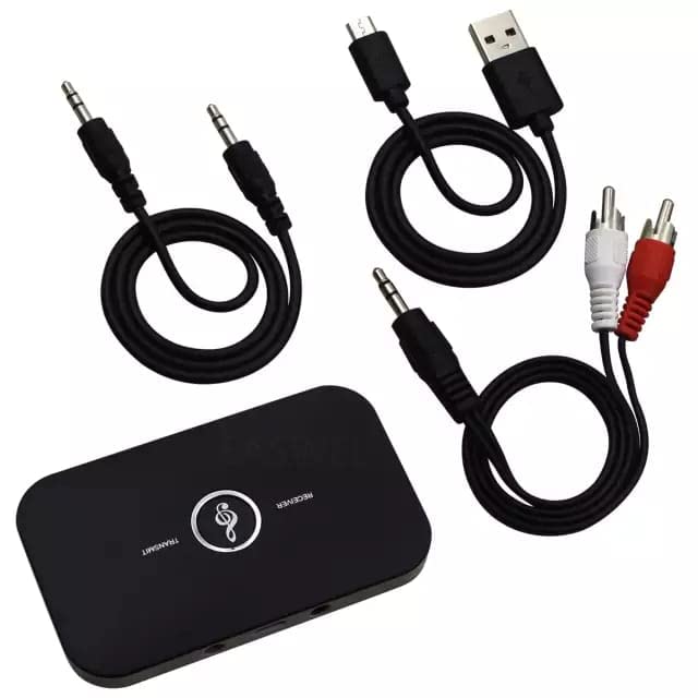 e-PitchPerfect ePP-BT Tx/Rx Wireless Audio Adapter Two-in-One Bluetooth Device, Music Receiver Transmitter with Battery for PC, Laptop and Televisions Sold 25,000+ Worldwide