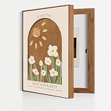 Copertura Quadro Elettrico Decorativa, Elettrici da Parete Pittura Decorativa, Contatore Elettrico Coprire Scatola degli Interruttori per Soggiorni E Uffici(D,35X45CM/13.7x17.7in)