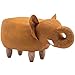 Pouf Sgabello,Poggiapiedi A Forma Di Elefante A Forma Di Elefante Del Fumetto, Piccolo Sgabello Per Il Trucco In Camera Da Letto, Pouf Lato Divano Soggiorno ( Color : Yellow A , Size : 66*39cm )