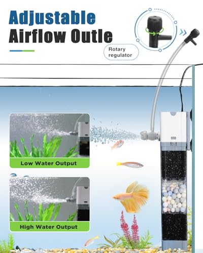 Image of AQQA Internal Aquarium Filter (8W-200GPH)