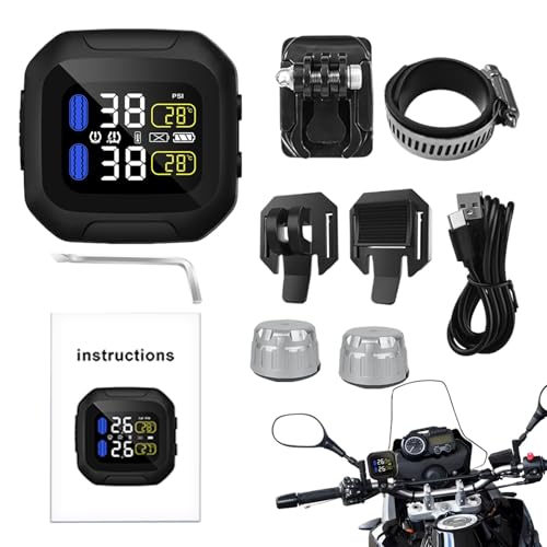 TPMS moto sans fil pour sécuriser vos road-trips et trajets quotidiens