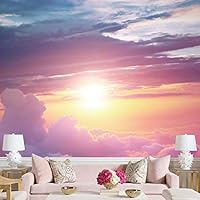 Wall Mural Beach and Blue Sea Removable Self-Adhesive Wallpaper Wall Decoration for Bedroom Living Room - 66x96 inches