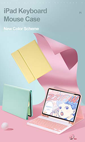 お洒落 iPad Air Air2 iPad5 iPad6キーボード ケース Bluetooth ワイヤレス iPad 第5世代 第6世代 9.7インチ ケース 分離式 キーボード 軽量 可愛い ペン収納 おしゃれ マグネット 着脱タイプキーボード カラーキー us配列 手持ち便利 薄型 (iPad Air/Air2/iPad5/iPad6, 黒)