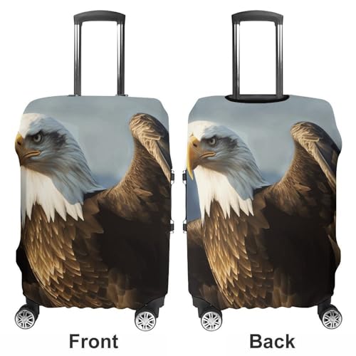 Eagle Luggage Covers Tsa Approved Suitcase Cover Elastic Washable Luggage Sleeve Carry on Cover Protector Anti-Scratch Suitcase Protector Fits 19-30 Inch Case(XL)3
