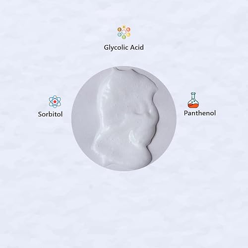 Miniatura 3 de Limpiador hidratante glicólico  Limpiador de ácido glicólico multiacción  Fórmula Pro Vitamina B5  Elimina las células muertas de la piel con este