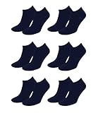 Tommy Hilfiger Herren Classic Sneaker 342023001 6Paar, Farbe:Blau;Sockengröße:43-46;Artikel:Sneaker dark navy 342023001-322