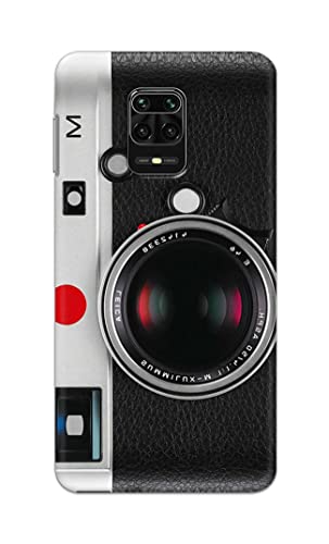 Image of Printed Hard Back Cover Case for Mi Redmi Note 10 Lite Back Cover (Vintage Camera) -702
