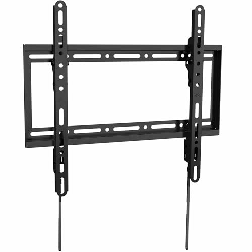 VIVO Heavy Duty 32 to 75 inch LCD LED Curved and Flat Panel Screen, TV Wall Mount Bracket with Max 400x400mm VESA, Black, MOUNT-VW075F