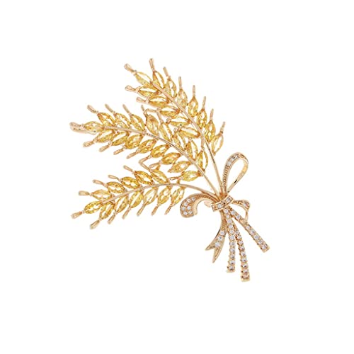 Broche dorée élégante pour sublimer vos tenues de bureau et soirées habillées