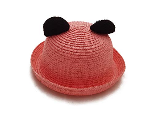 Image of VRITRAZ Baby Boy's and Girl's Kids Children Cute Printed Cartoon Gift Summer Fancy Dress Straw Fasion Hat Cap 1