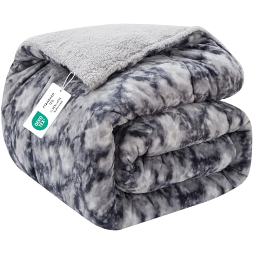 CHOSHOME Kuscheldecke Flauschig Sherpa Decke - Dicke Wolldecke, Weiche – Ansicht 1