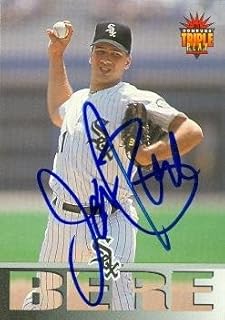 Autograph Warehouse 69730 Jason Bere Autographed Baseball Card Chicago White Sox 1994 Donruss Triple Play No. 262