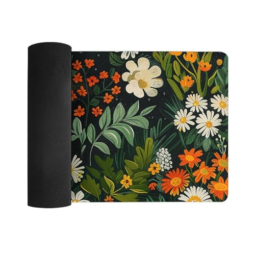 Tapis de souris antidérapant 60x30 cm pour une précision maximale