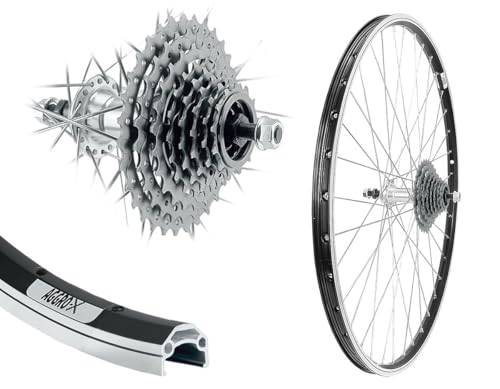 AGGRO-X 28 Zoll Alu Hinterrad 19-622 Laufrad Hohlkammer Felgenbremse inkl....