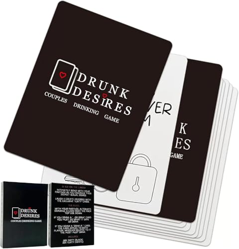 Twinsun Couples Games,Drinking Games for Adults, 50 Pcs Couples Card Game,Fun Relationship Games for Him and Her Romantic Couples Gift for Valentines Day Wedding Anniversary (DD)