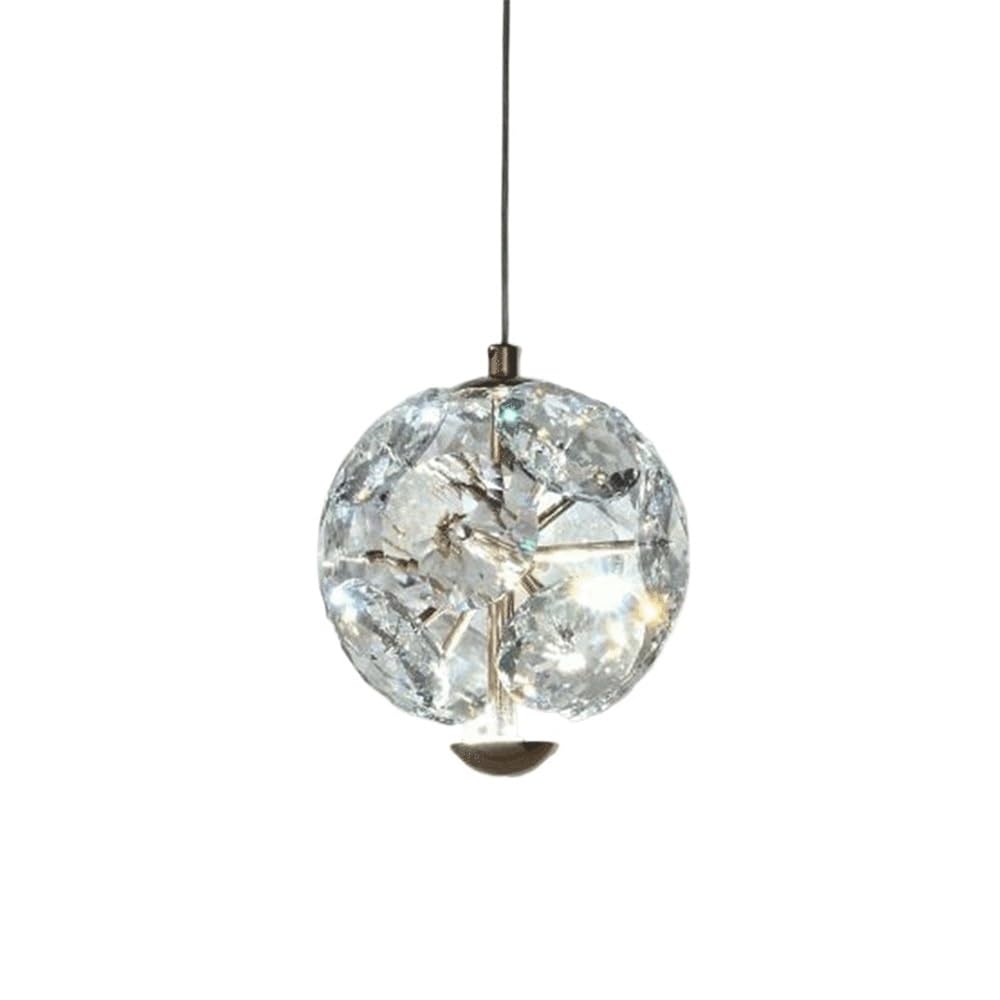 Lustre de chevet LED suspendu pour éclairer un couloir sombre avec une lumière sphérique douce