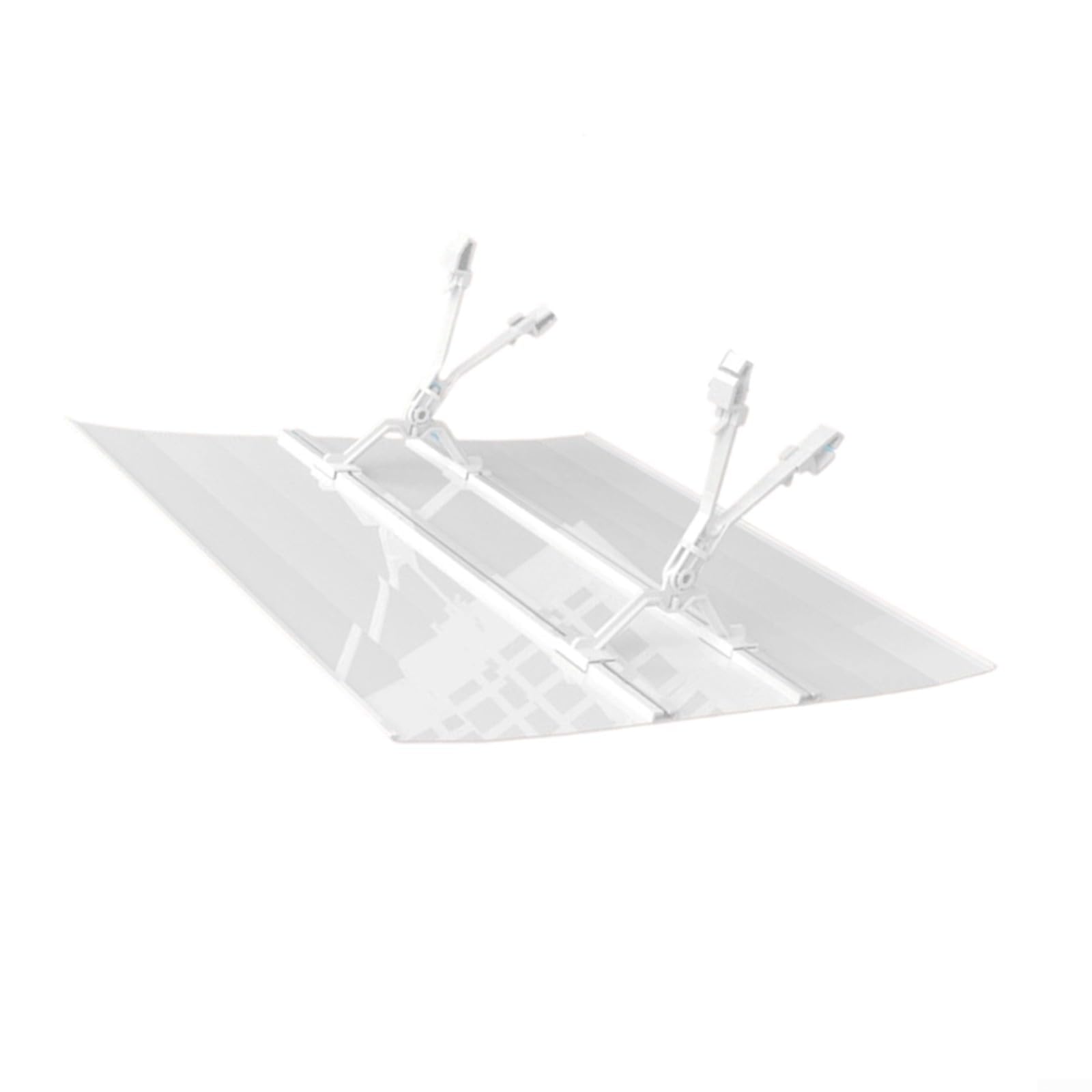 Square Ceiling AC Vent Deflector, Adjustable Air Direction Baffle, for HVAC, 11.8x11.8 Inch, White Wind Shield to Redirect Airflow and Prevent Direct Drafts,45 * 45cm