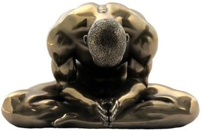 Nude Male Yoga Pose Sculpture - Bronzed Studio Art Gay Int. : Amazon.co