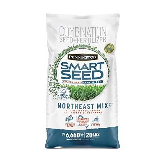 Pennington Smart Seed Northeast Grass Mix 20 Lb, Drought Resistant and Covers 6,600 Sq Ft