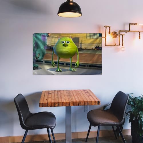 Banbe Funny Cartoon Animated Monster Tapestry 3X5 Feet Dormitory Background Tapestry Home Decoration Available Indoor And Outdoor thumb #2