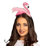 Boland 52565 - Diadema flamenca, tocado, peluche, diadema, disfraz, fiesta temática, carnaval