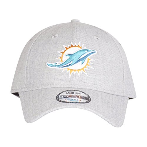 New Era 9forty Strapback Cap Miami Dolphins Heather - vue 4