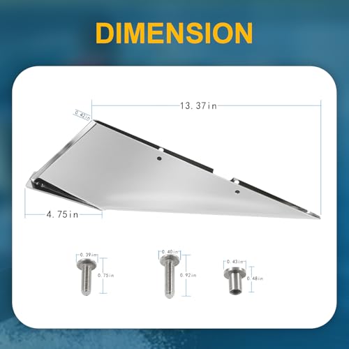 Skeg Protector para Volvo Penta Sterndrive SX Drive Single Prop 1995-2006 6