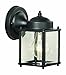 Thomas Lighting Sl9469-7 Outdoor Essential Back Door Light, Matte Black