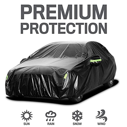 Protetor solar,ERYUE Cobertura para carro Cobertura completa para sedan com faixa refletora de prote