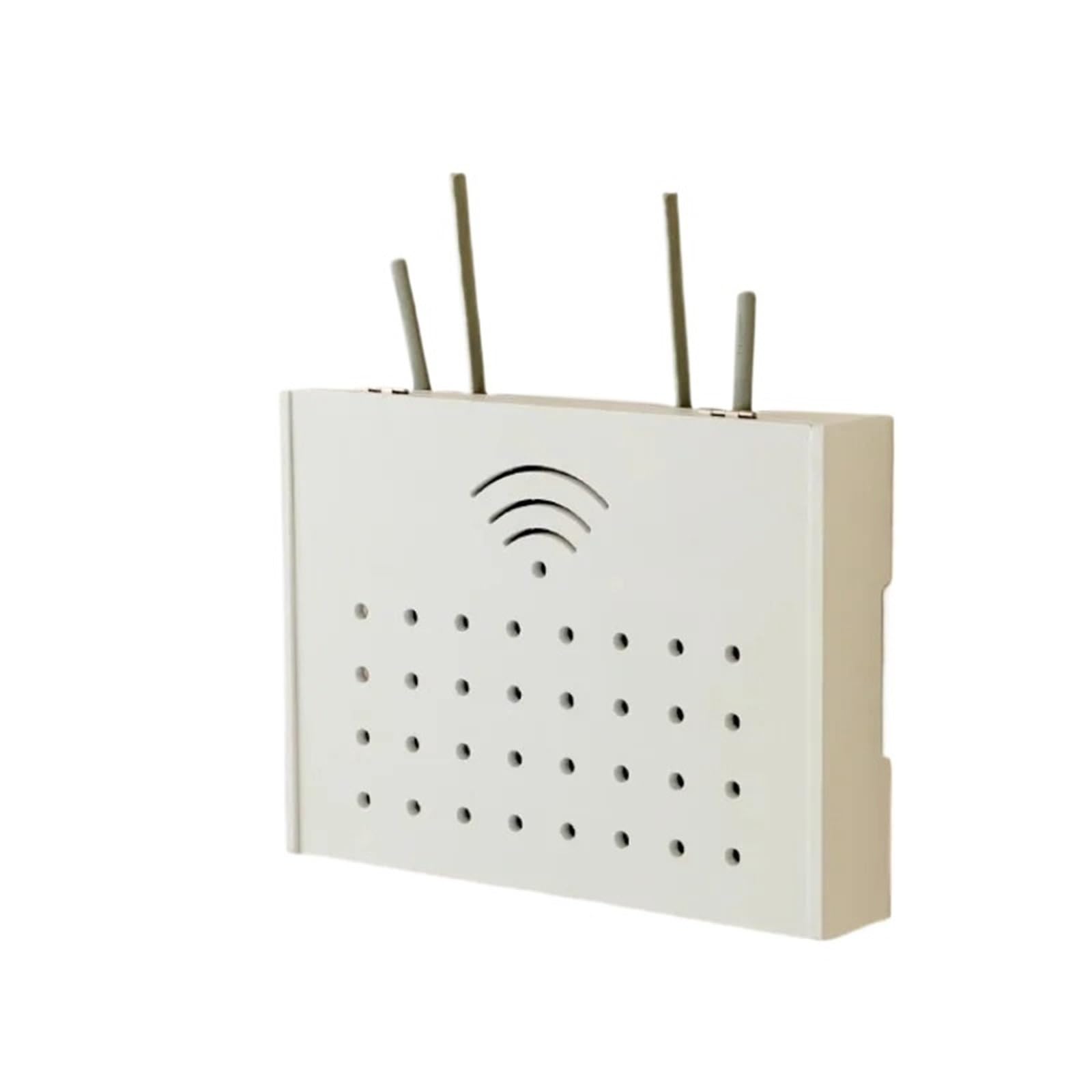Router Schrank Einfaches Home-Router-Rack, wandmontierte Multimedia-Box ohne Bohren, Stromzähler, verstecktes Kabel(S D)