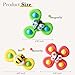 ALASOU 3PCS Suction Cup Spinner Toys for 1 Year Old Boy Girl|Spinning Top Infant Sensory Toys for Toddlers|1 2 Year Old Boy Christmas Birthday Gift|Baby Bath Toy Stocking Stuffers for Kids Ages 1-3