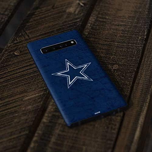 Skinit Decal Phone Skin Compatible with Samsung Galaxy S10 - Officially Licensed NFL Dallas Cowboys Distressed Design