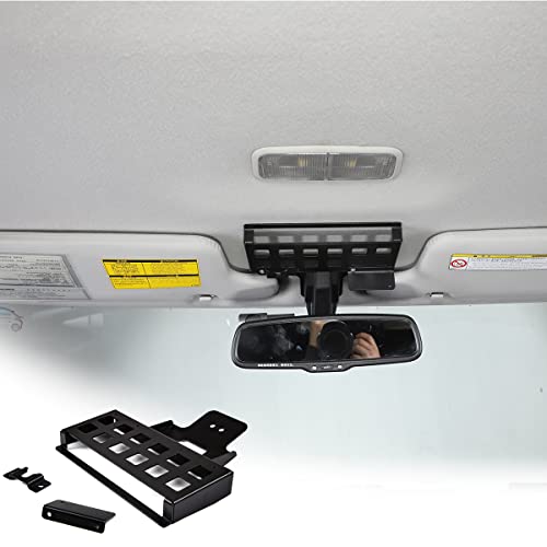 DIYUCAR トヨタ FJクルーザー 2007-2021に適用 車用収納バスケット インテリアバックミラー用 多機能収納バスケット収納 小物入れ カーアクセサリー