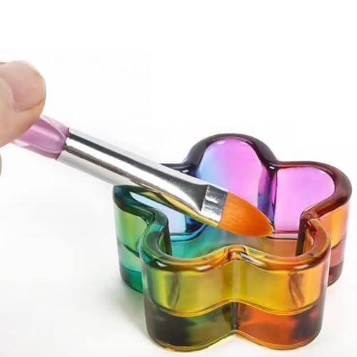 Set de 2 recipientes para acrílico uñas miniatura 6