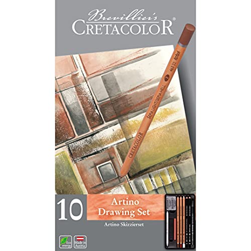 Cretacolor Artino Basic Drawing Set kit fusain et crayon graphite beaux-arts - 2
