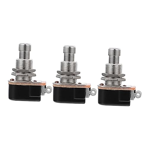 BESTonZON 3pcs Guitar Footswitch Cap Effect Pedal Switch for Guitar Foot Pedal Switch Control Footswitch