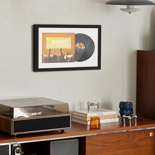 Image of DUENPY 16x22 Vinyl Frame For 12.5x12.5 Cover White Bottom Mat
