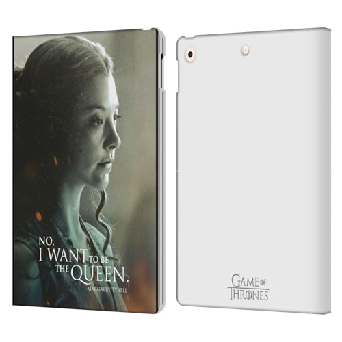 Protection iPad 10.2 Game of Thrones étui portefeuille cuir Margaery Tyrell
