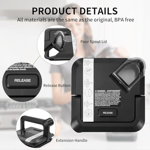 Tapa de repuesto para licuadora Ninja 72 oz miniatura 5