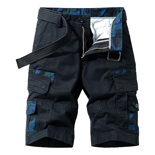Short militaire homme coupe ample anti-frottement avec poches cargo taille 54